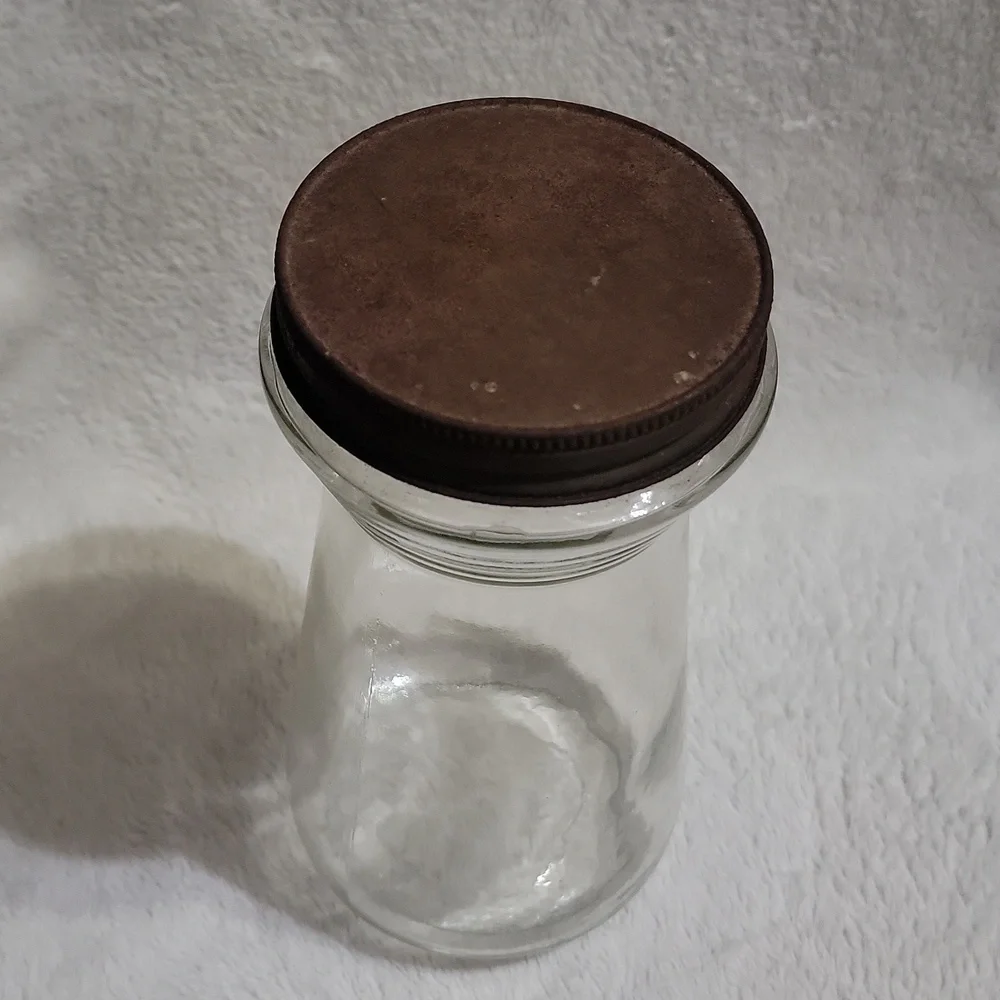 Vintage glass jar